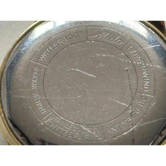 Mido Multifort Powerwin Stainless Steel Gold Plated Swiss Watch | RUNS